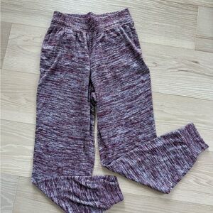 Old Navy Marled Heather Joggers in Plum